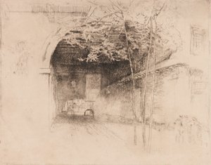 Feribot, 1879-1880. by James Abbott McNeill Whistler