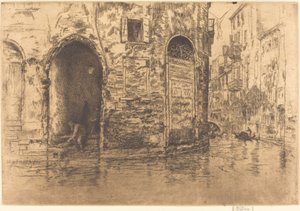 İki Kapı, 1880. by James Abbott McNeill Whistler