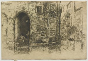 İki Kapı, 1880. by James Abbott McNeill Whistler