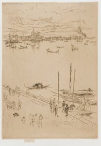 Dikey Venedik, 1879-1880. by James Abbott McNeill Whistler