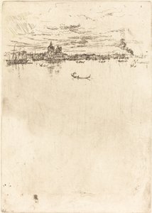 Dikey Venedik, 1879-1880. by James Abbott McNeill Whistler