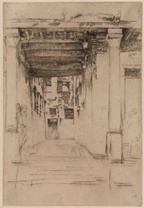 Venedik Mahkemesi, 1879-1880. by James Abbott McNeill Whistler