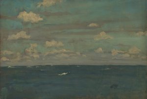 Menekşe ve Gümüş - Derin Deniz, 1893. by James Abbott McNeill Whistler