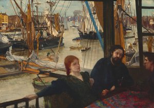 Wapping, 1860-1864. by James Abbott McNeill Whistler