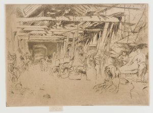 Tekerlekçi, 1879-1880. by James Abbott McNeill Whistler