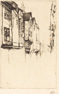 Wych Caddesi, 1877. by James Abbott McNeill Whistler