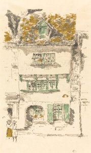 Sarı Ev, Lannion, 1893. by James Abbott McNeill Whistler
