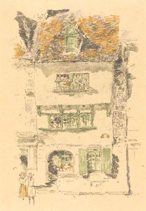 Sarı Ev, Lannion, 1893. by James Abbott McNeill Whistler