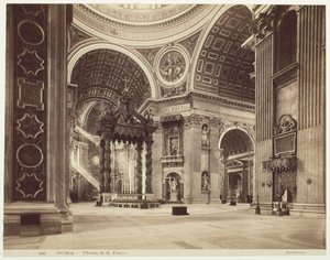 Aziz Petrus Kilisesi, Roma, Roma, San Pietro Kilisesi, c. 1870.