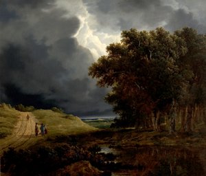 Bir Ormanın Kenarı, Yaklaşan Fırtına, 1826 by James Arthur OConnor