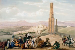 Ghanzi kalesi ve kalesi, Birinci Anglo-Afgan Savaşı, 1838-1842 c1850.