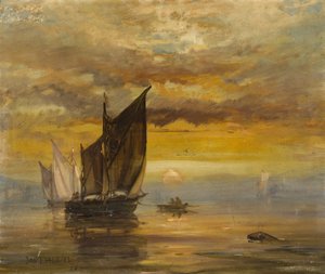 Açık Deniz Nakliyesi (gemide yağ (sunta)) by James B. Dalziel