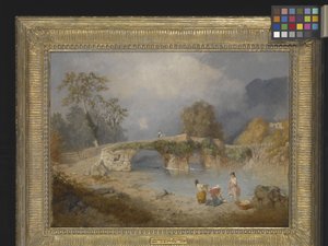Clearing Up For Fine Weather, Beddgelert, Kuzey Galler (tuval üzerine yağlıboya) by James Baker Pyne