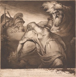 Kral Lear ve Cordelia by James Barry