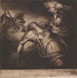 Kral Lear ve Cordelia, Perde V, Sahne 10 by James Barry