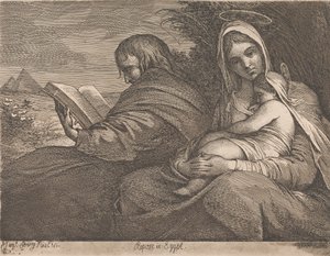 Mısır'da dinlenmek by James Barry