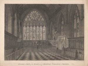 Merton College Şapeli'nin Doğu Yakasının İç Görünümü by James Basire