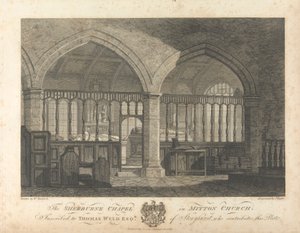 Mitton Kilisesi'ndeki Sherburne Şapeli by James Basire