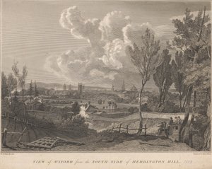Heddington Hill'in Güney Yakasından Oxford'un Görünümü by James Basire
