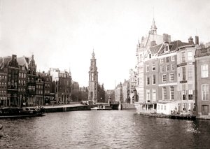 Kanal, Amsterdam, 1898. by James Batkin