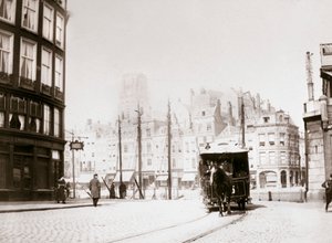 Atlı tramvay, Rotterdam, 1898.