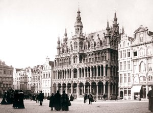 Pazar Meydanı, Brüksel, 1898.