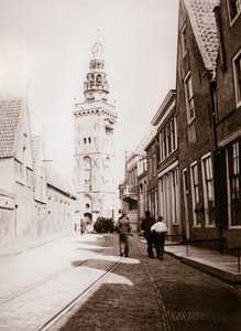 Sokak sahnesi, Monnickendam, Hollanda, 1898. by James Batkin