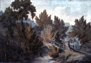 Köprü ve Dere ile Peyzaj