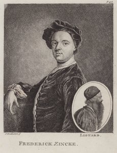 Christian Friedrich Zincke, Alman minyatürcü (gravür)