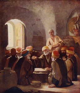 Fellahheen Arasında Akşam Yemeği by James Clark