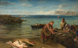 Porth İçin Kahvaltılar, 1907. by James Clarke Hook