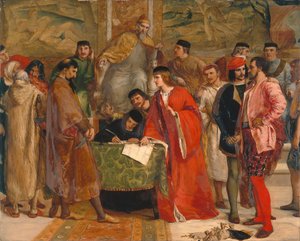 Shylock'un Yenilgisi by James Clarke Hook