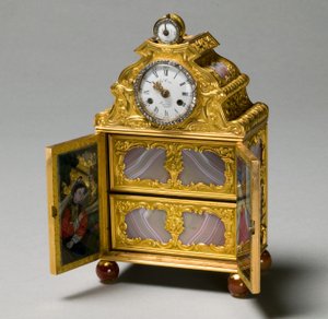 Minyatür Saatli Dolap, c.1770-75 by James Cox
