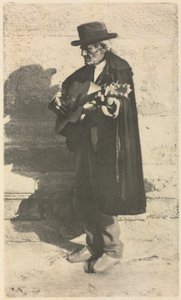 Kamera Çalışması: Kör Bir Müzisyen - Granada, 1914. by James Craig Annan