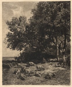 Manzara ve Koyun by James David Smillie