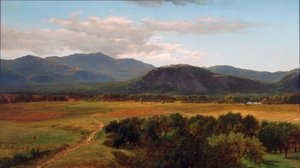 Hendek Dağı ve Beyaz At Çıkıntısı, Çalışma, Kuzey Conway, New Hampshire, 1867 by James David Smillie