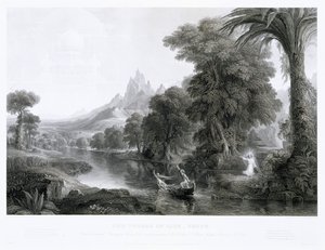 Yaşam Yolculuğu - Gençlik, c. 1855 (gravür) by James David Smillie