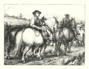 Bir Country Churchyard'da yazılı ağıt by James Dawson Watson