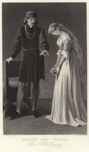 Hamlet and Ophelia, Act III, Scene I 