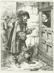 Parley the Porter ve Bay Flatterwell (gravür) by James Dawson Watson