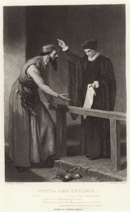 Portia ve Shylock, Venedik Taciri, IV. Perde, Sahne I