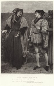 İki Gül, Henry VI, Kısım I, Perde II, Sahne IV by James Dawson Watson