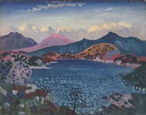 Bala Gölü, 1911 dolayları (panel üzerine yağ)