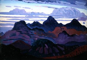 Derin Alacakaranlık (panelde yağ) by James Dickson Innes