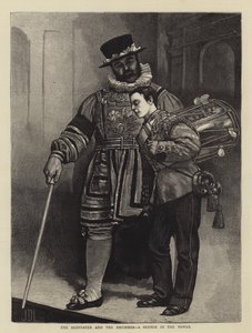 Beefeater ve Davulcu, Kulede Bir Eskiz