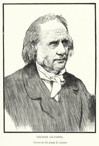Thomas Guthrie (gravür) by James Dromgole Linton