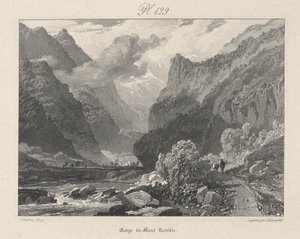 Korkunç Dağ Boğazı by James Duffield Harding