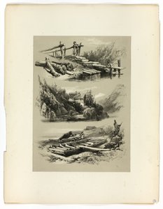 Pitoresk Seçimlerden Uri Gölü ve Brunnen by James Duffield Harding