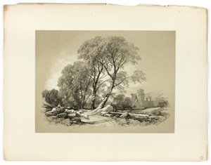Pitoresk Seçimlerden Leicester Kalesi by James Duffield Harding