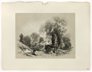Betws y Coed yakınlarında, IN. Galler, Pitoresk Seçimlerden by James Duffield Harding
